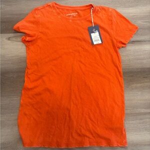 Orange Crew Neck T-Shirt XS